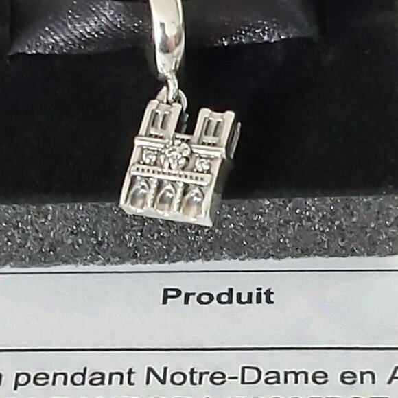 Authentic PANDORA Sterling Silver Country Edition Notre Dame de Paris 798257CZ - Picture 3 of 9